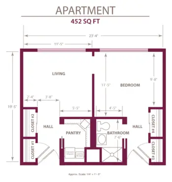 Floorplan of VMP, Assisted Living, Nursing Home, Independent Living, CCRC, Milwaukee, WI 1