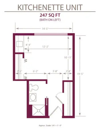 Floorplan of VMP, Assisted Living, Nursing Home, Independent Living, CCRC, Milwaukee, WI 2