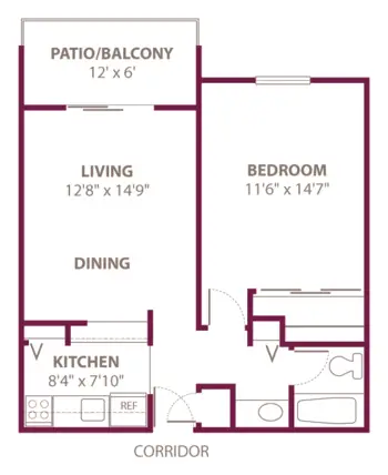 Floorplan of VMP, Assisted Living, Nursing Home, Independent Living, CCRC, Milwaukee, WI 4