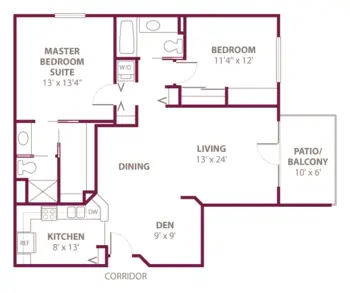 Floorplan of VMP, Assisted Living, Nursing Home, Independent Living, CCRC, Milwaukee, WI 6