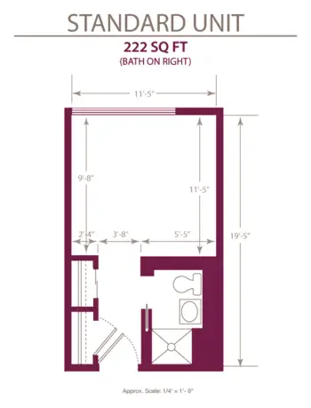 Floorplan of VMP, Assisted Living, Nursing Home, Independent Living, CCRC, Milwaukee, WI 10
