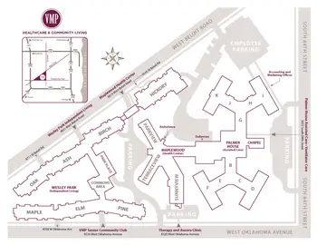 Campus Map of VMP, Assisted Living, Nursing Home, Independent Living, CCRC, Milwaukee, WI 1