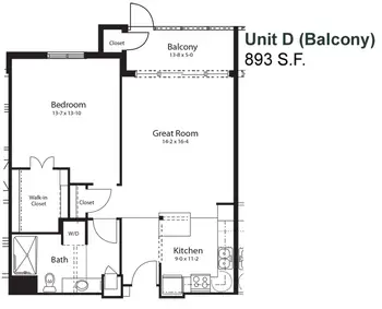 Floorplan of Congregational Home, Assisted Living, Nursing Home, Independent Living, CCRC, Brookfield, WI 9