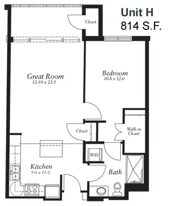 Floorplan of Congregational Home, Assisted Living, Nursing Home, Independent Living, CCRC, Brookfield, WI 14