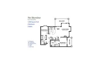 Floorplan of Shorehaven Living, Assisted Living, Nursing Home, Independent Living, CCRC, Oconomowoc, WI 12