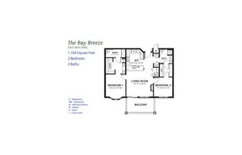Floorplan of Shorehaven Living, Assisted Living, Nursing Home, Independent Living, CCRC, Oconomowoc, WI 8