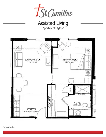 Floorplan of St. Camillus, Assisted Living, Nursing Home, Independent Living, CCRC, Wauwatosa, WI 2