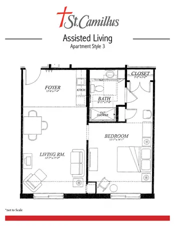 Floorplan of St. Camillus, Assisted Living, Nursing Home, Independent Living, CCRC, Wauwatosa, WI 3