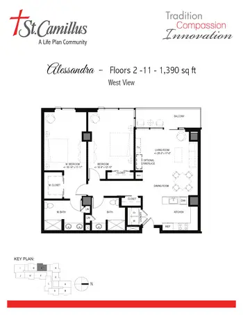 Floorplan of St. Camillus, Assisted Living, Nursing Home, Independent Living, CCRC, Wauwatosa, WI 8