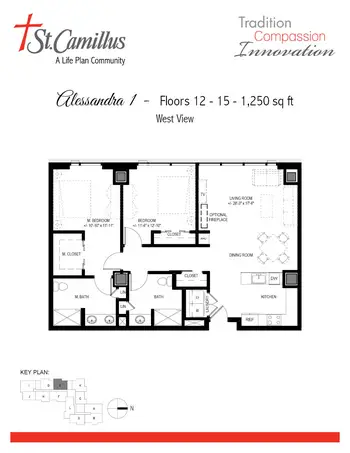 Floorplan of St. Camillus, Assisted Living, Nursing Home, Independent Living, CCRC, Wauwatosa, WI 9