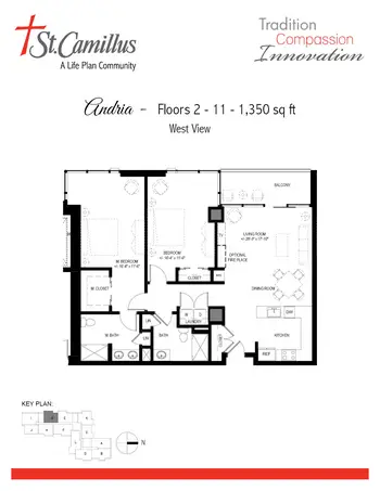 Floorplan of St. Camillus, Assisted Living, Nursing Home, Independent Living, CCRC, Wauwatosa, WI 10