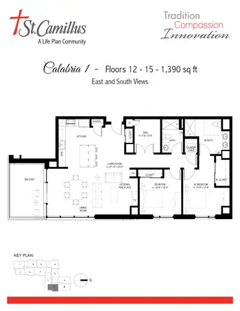 Floorplan of St. Camillus, Assisted Living, Nursing Home, Independent Living, CCRC, Wauwatosa, WI 13