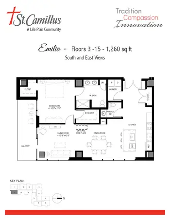 Floorplan of St. Camillus, Assisted Living, Nursing Home, Independent Living, CCRC, Wauwatosa, WI 15