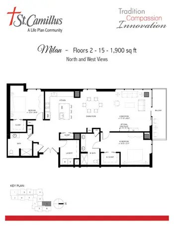 Floorplan of St. Camillus, Assisted Living, Nursing Home, Independent Living, CCRC, Wauwatosa, WI 18