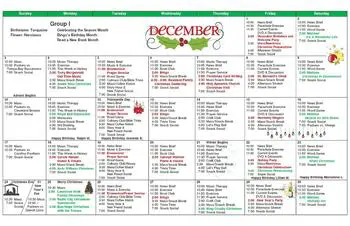 Activity Calendar of St. Camillus, Assisted Living, Nursing Home, Independent Living, CCRC, Wauwatosa, WI 13