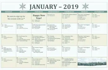 Activity Calendar of St. Camillus, Assisted Living, Nursing Home, Independent Living, CCRC, Wauwatosa, WI 19