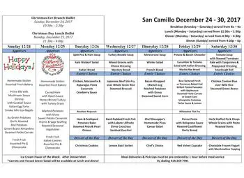 Dining menu of St. Camillus, Assisted Living, Nursing Home, Independent Living, CCRC, Wauwatosa, WI 10