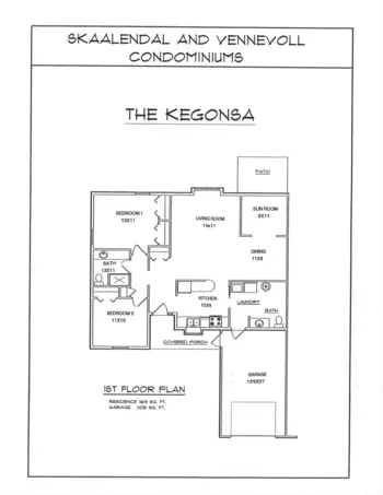 Floorplan of Skaalen Retirement Services, Assisted Living, Nursing Home, Independent Living, CCRC, Stoughton, WI 5