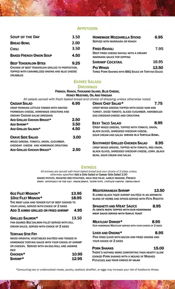 Dining menu of Marquardt Village, Assisted Living, Nursing Home, Independent Living, CCRC, Watertown, WI 11