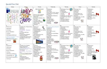 Activity Calendar of Milwaukee Catholic Home, Assisted Living, Nursing Home, Independent Living, CCRC, Milwaukee, WI 13