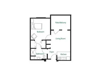 Floorplan of Edgewood Summit, Assisted Living, Nursing Home, Independent Living, CCRC, Charleston, WV 2