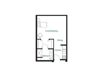 Floorplan of Edgewood Summit, Assisted Living, Nursing Home, Independent Living, CCRC, Charleston, WV 4