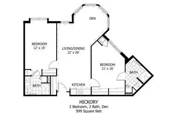 Floorplan of Woodlands Retirement Community, Assisted Living, Nursing Home, Independent Living, CCRC, Huntington, WV 18