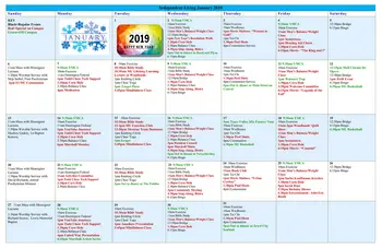 Activity Calendar of Woodlands Retirement Community, Assisted Living, Nursing Home, Independent Living, CCRC, Huntington, WV 5