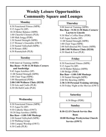 Activity Calendar of Tudor Oaks, Assisted Living, Nursing Home, Independent Living, CCRC, Muskego, WI 15