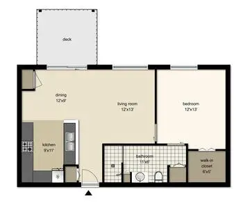 Floorplan of Tudor Oaks, Assisted Living, Nursing Home, Independent Living, CCRC, Muskego, WI 3