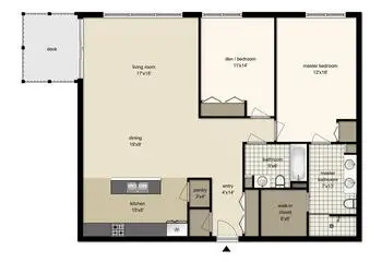 Floorplan of Tudor Oaks, Assisted Living, Nursing Home, Independent Living, CCRC, Muskego, WI 7