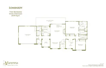 Floorplan of Varenna at Fountaingrove, Assisted Living, Nursing Home, Independent Living, CCRC, Santa Rosa, CA 19