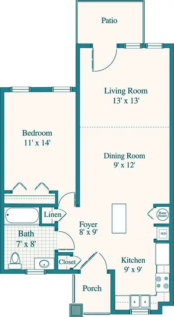 Floorplan of Normandie Ridge, Assisted Living, Nursing Home, Independent Living, CCRC, York, PA 9