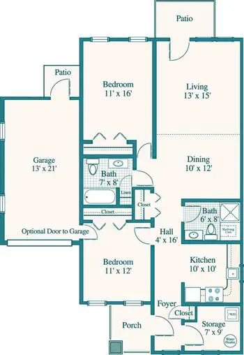 Floorplan of Normandie Ridge, Assisted Living, Nursing Home, Independent Living, CCRC, York, PA 13