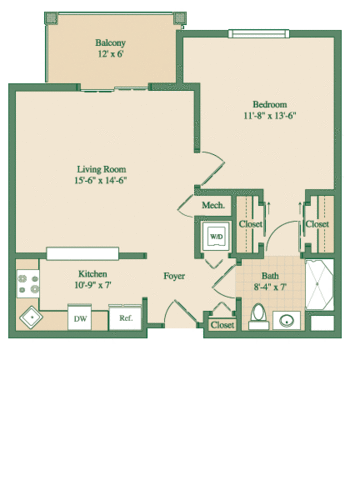 Floorplan of Normandie Ridge, Assisted Living, Nursing Home, Independent Living, CCRC, York, PA 7