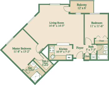Floorplan of Normandie Ridge, Assisted Living, Nursing Home, Independent Living, CCRC, York, PA 4