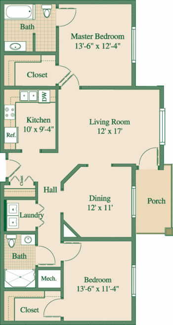 Floorplan of Normandie Ridge, Assisted Living, Nursing Home, Independent Living, CCRC, York, PA 6