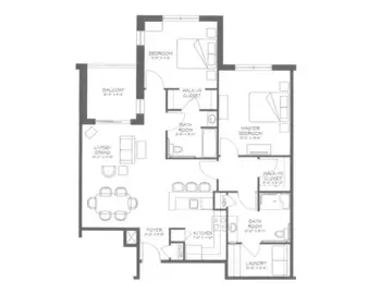 Floorplan of Asbury Bethany Village, Assisted Living, Nursing Home, Independent Living, CCRC, Mechanicsburg, PA 4