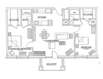 Floorplan of Asbury Bethany Village, Assisted Living, Nursing Home, Independent Living, CCRC, Mechanicsburg, PA 6