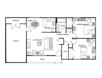 Floorplan of Asbury Bethany Village, Assisted Living, Nursing Home, Independent Living, CCRC, Mechanicsburg, PA 8
