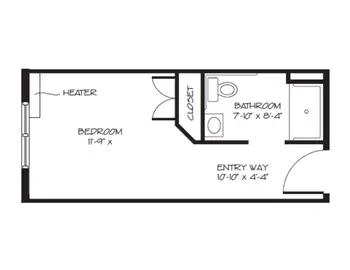 Floorplan of Asbury Bethany Village, Assisted Living, Nursing Home, Independent Living, CCRC, Mechanicsburg, PA 16