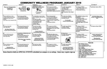 Activity Calendar of Asbury Bethany Village, Assisted Living, Nursing Home, Independent Living, CCRC, Mechanicsburg, PA 7