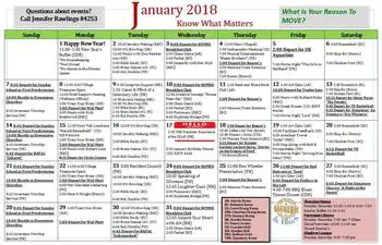 Activity Calendar of Covenant Living at Inverness, Assisted Living, Nursing Home, Independent Living, CCRC, Tulsa, OK 2