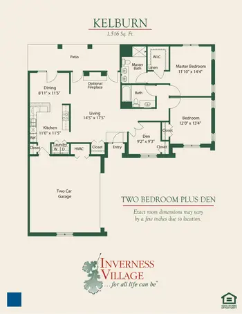 Floorplan of Covenant Living at Inverness, Assisted Living, Nursing Home, Independent Living, CCRC, Tulsa, OK 2