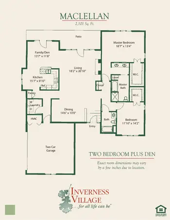 Floorplan of Covenant Living at Inverness, Assisted Living, Nursing Home, Independent Living, CCRC, Tulsa, OK 3