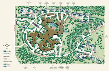 Campus Map of Covenant Living at Inverness, Assisted Living, Nursing Home, Independent Living, CCRC, Tulsa, OK 1