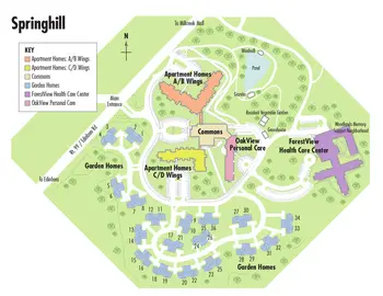 Campus Map of Asbury Springhill, Assisted Living, Nursing Home, Independent Living, CCRC, Erie, PA 5