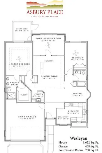 Floorplan of Asbury Place Maryville, Assisted Living, Nursing Home, Independent Living, CCRC, Maryville, TN 6