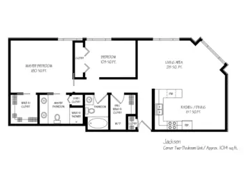 Floorplan of Asbury Place Kingsport, Assisted Living, Nursing Home, Independent Living, CCRC, Kingsport, TN 3
