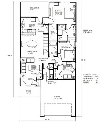 Floorplan of Asbury Place Kingsport, Assisted Living, Nursing Home, Independent Living, CCRC, Kingsport, TN 9